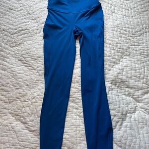 Lululemon Galactic Blue Wunder Train leggings